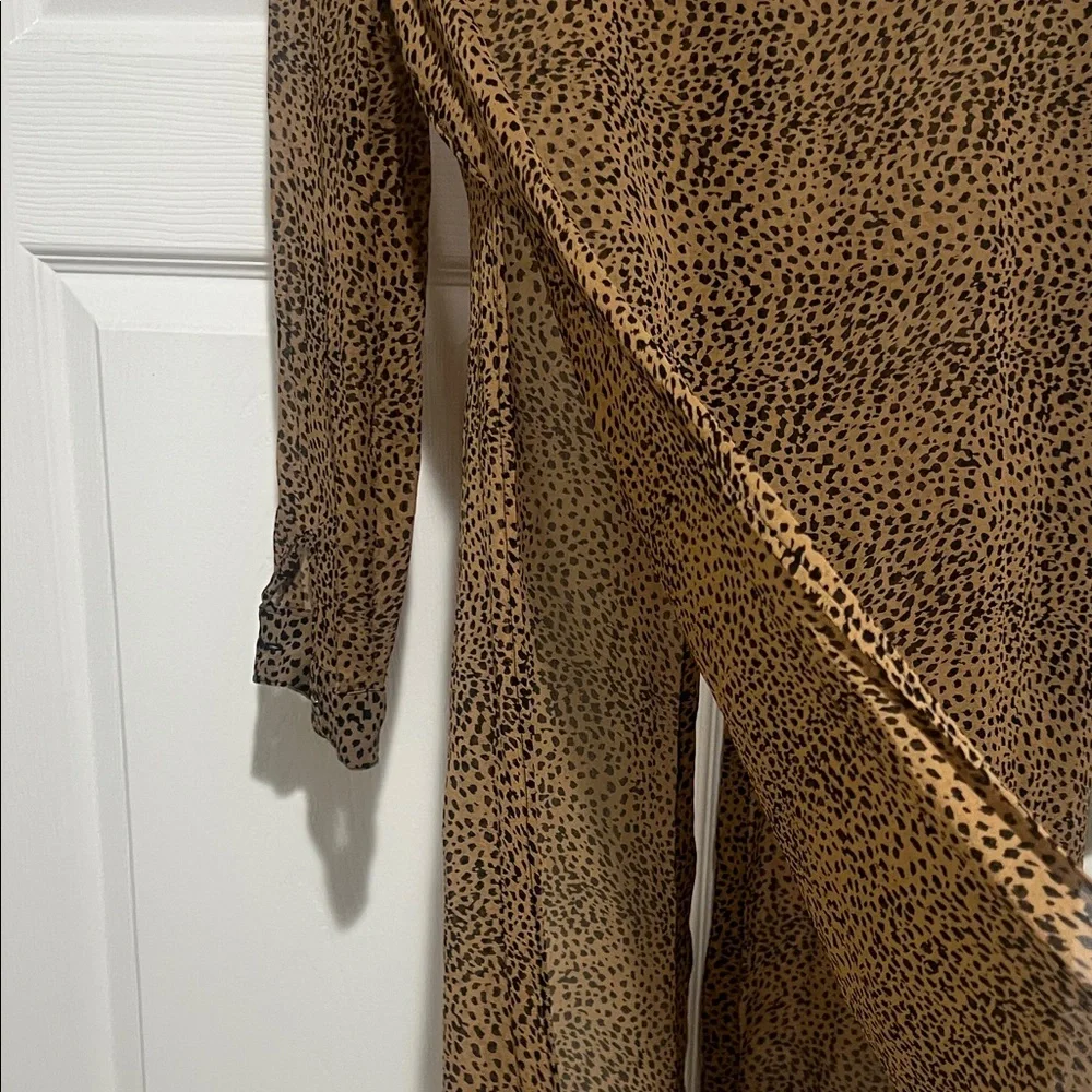 Sheer Leopard Print Tunic / Coverup - Picture 7 of 7